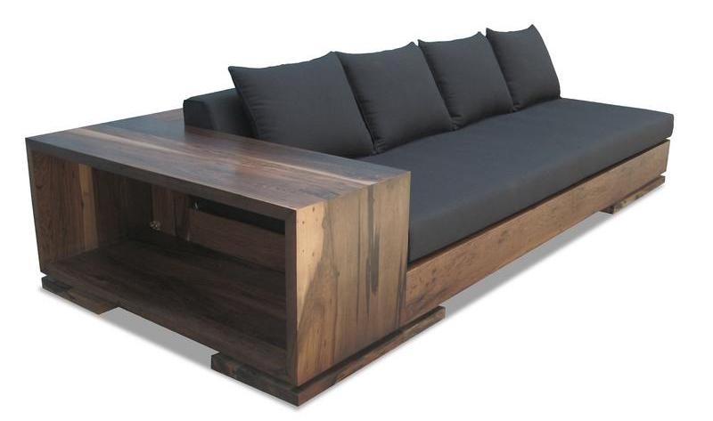 Wooden Sofa (1059)-OPTITECH INFRA Projects India OPC Pvt Ltd