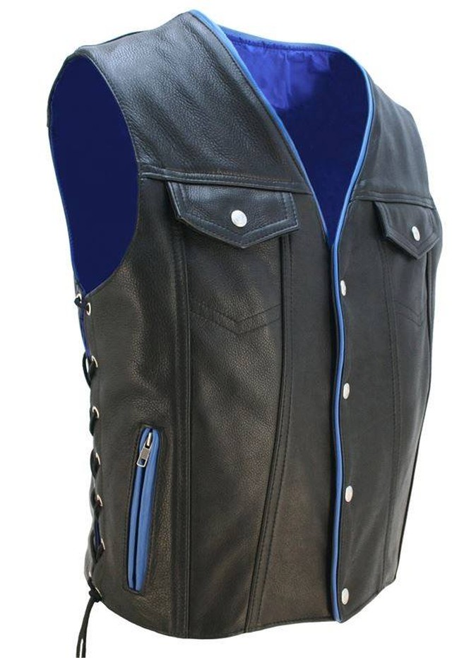 leather vest-Mnar Garments