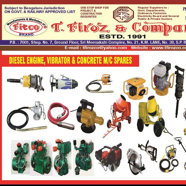 DIESEL ENGINE & VIBRATOR SPARES-T.FIROZ & COMPANY