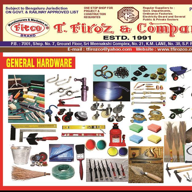 AGRICUTURE IMPLEMENTS & GENERAL HARDWARE-T.FIROZ & COMPANY