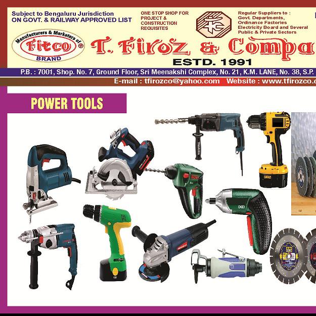 POWER TOOLS -T.FIROZ & COMPANY
