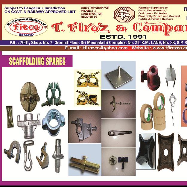 SCAFFOLDING SPARES -T.FIROZ & COMPANY