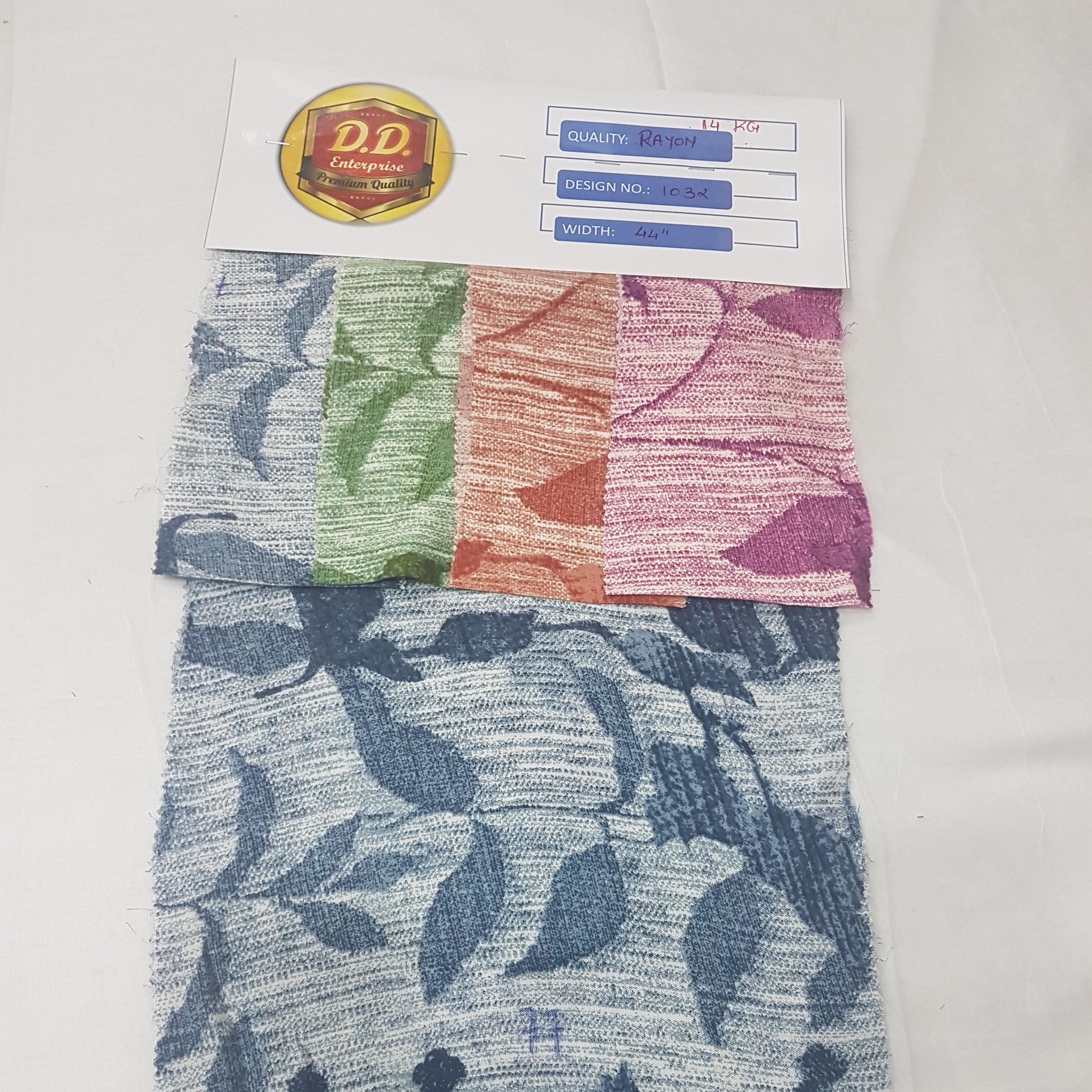 Printed Rayon Fabric=14 Kg-D. D. ENTERPRISE