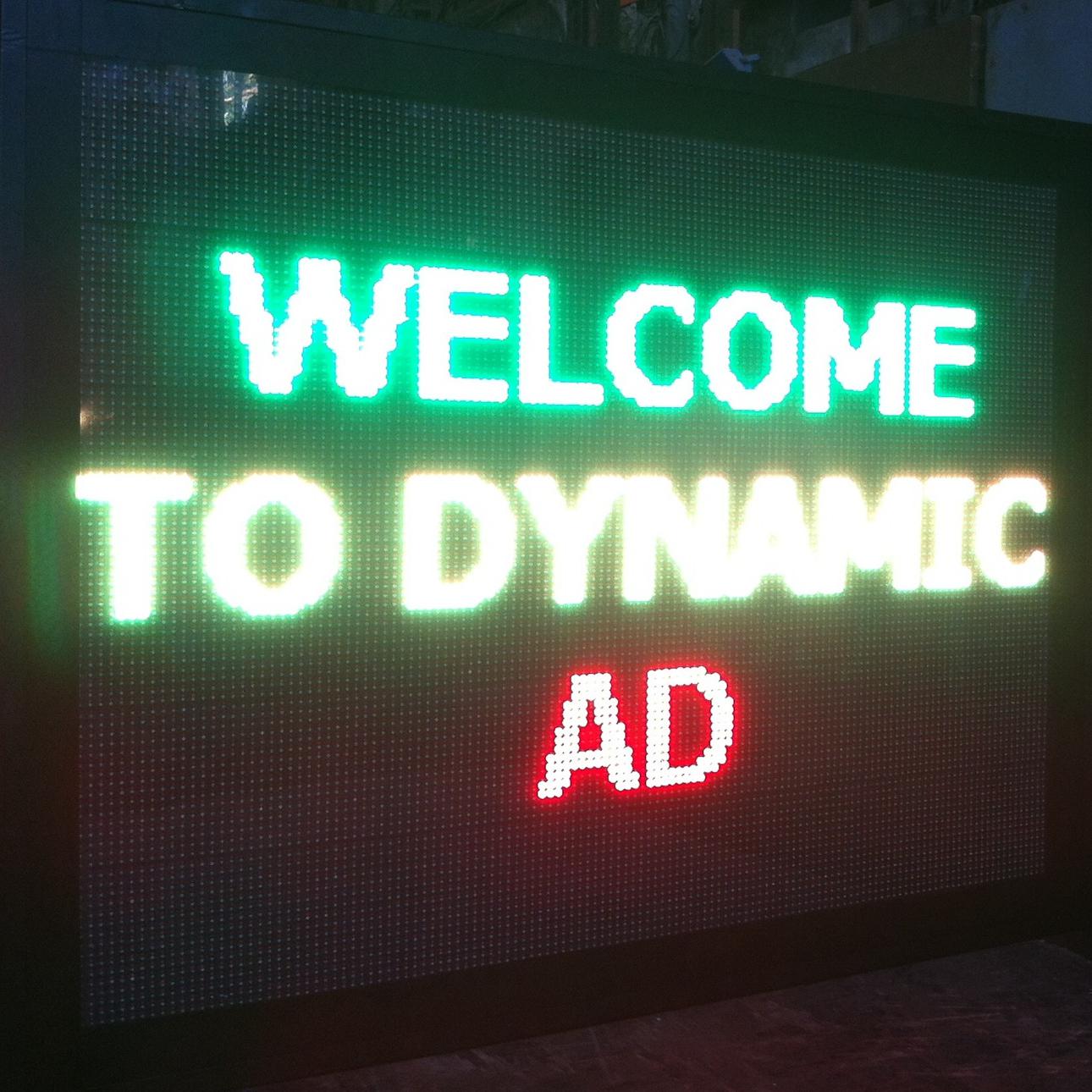 Multicolour LED Display-Dynamic Ad