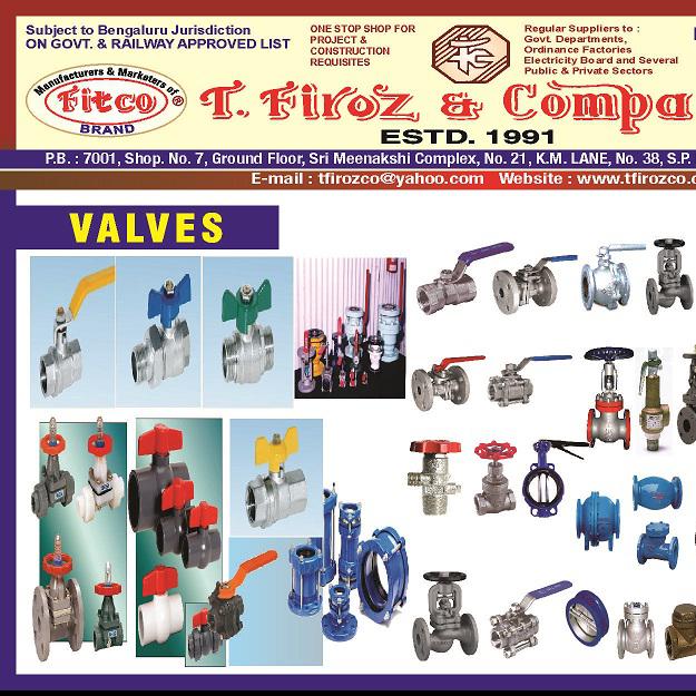 VALVES & COCKS-T.FIROZ & COMPANY