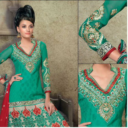 Embroidered Ladies Suit-BanSheel Embroidery