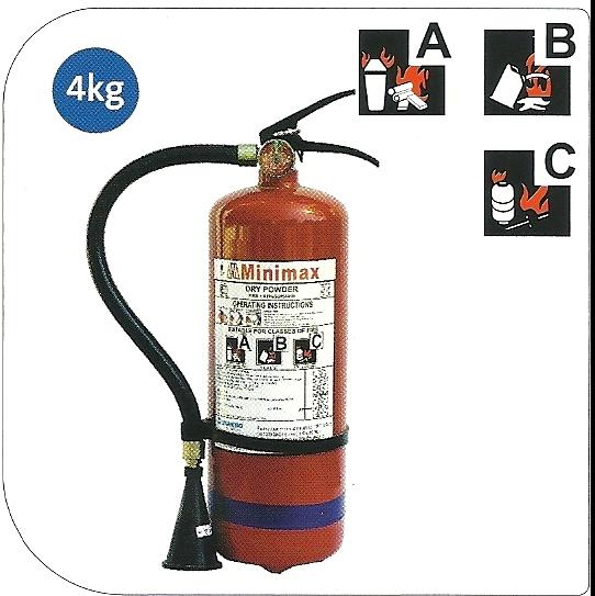 MMX ABC SP 4kg Fire Extinguisher-Star Fire Safety Equipments