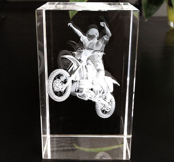 5x5x8 crystal cube-aadya 3d crystal