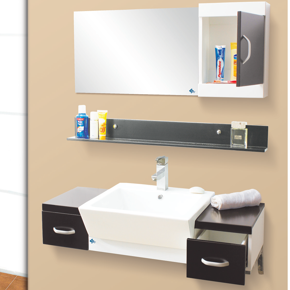Wooden Bathroom Vanity-Venture Impex Pvt Ltd