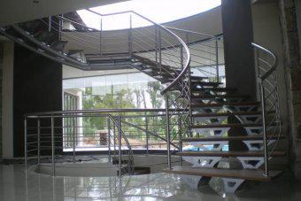 SS STAIRCASE RAILING (893)-OPTITECH INFRA Projects India OPC Pvt Ltd