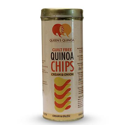 Quinoa Chips - Cream Onion -Queens Quinoa Processors LLP