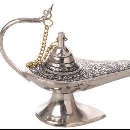 BRASS ALADDIN CHIRAG/ LAMP-HERALD EXPORTS 