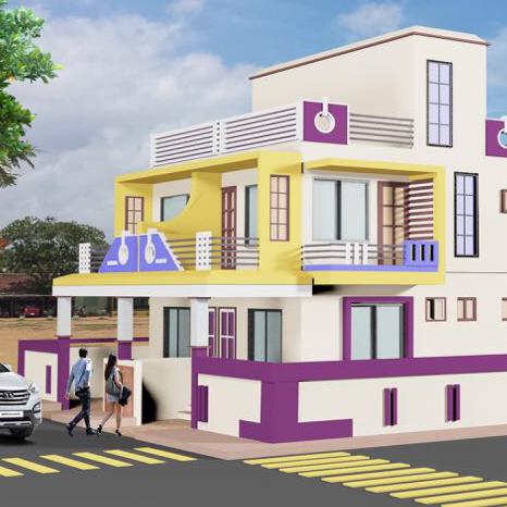 Building’s 3D Elevation -The Hope Engineers 