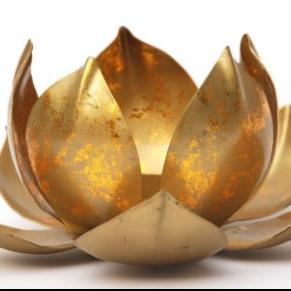 BLOOMING LOTUS CANDLE STAND-HERALD EXPORTS 