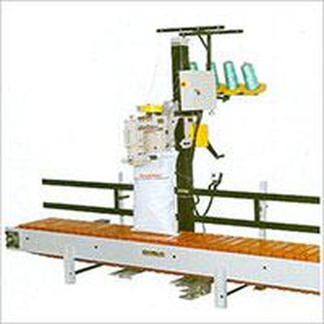 Bag Closing Machine with Conveyor system-Blacksmith Woven Conversion Pvt.Ltd.