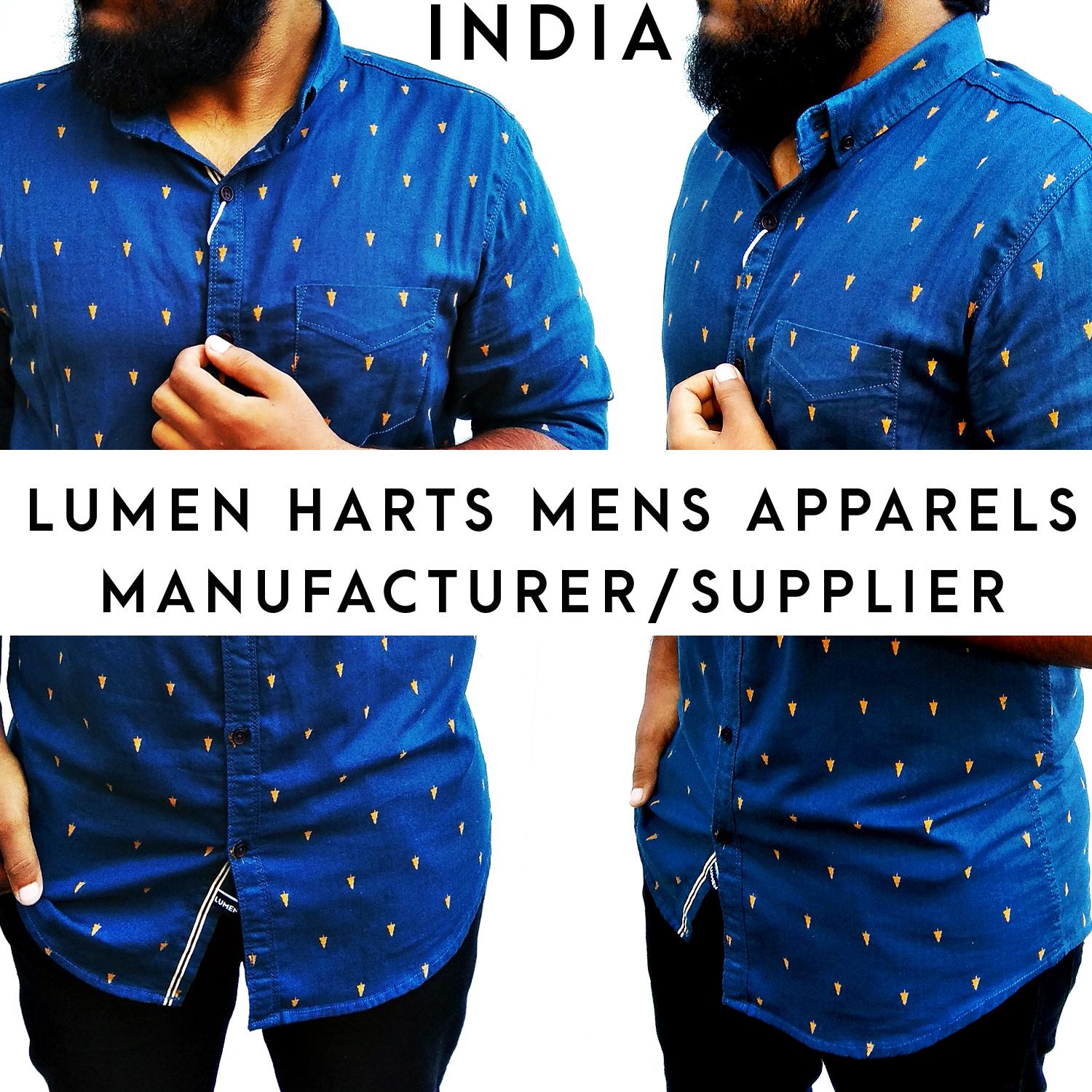 LUMEN HARTS Casual Shirt - Mens Apparels Manufacturer-CLOBRIEH MENCH IMPORT EXPORT & GENERAL TRADING 