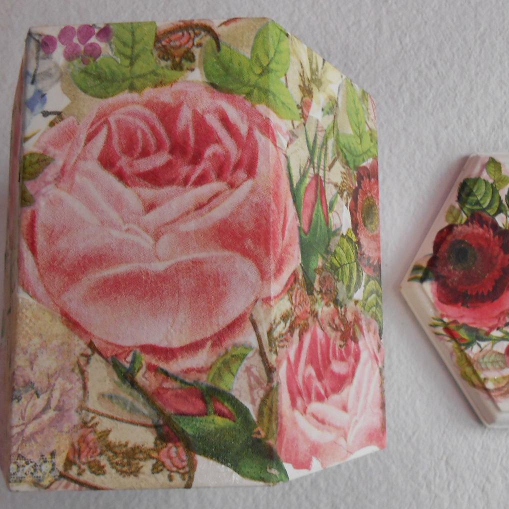 MDF decoupage Hexagon Big Box-GIFTS IN SHAPES