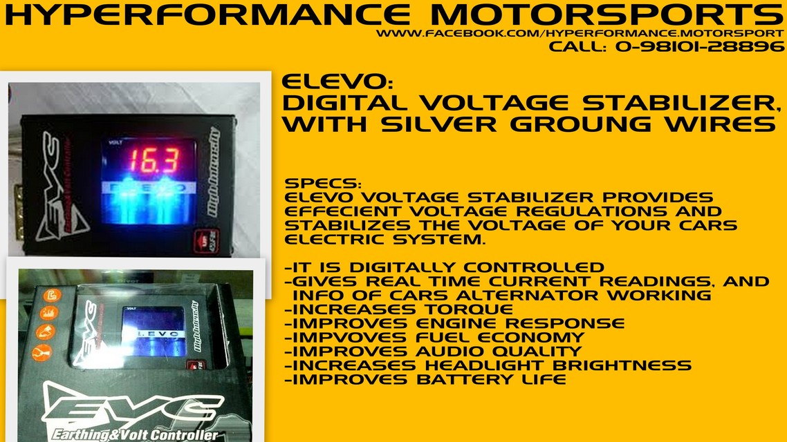 DIGITAL - VOLTAGE STABILIZER-HYPERFORMANCE MOTORSPORTS