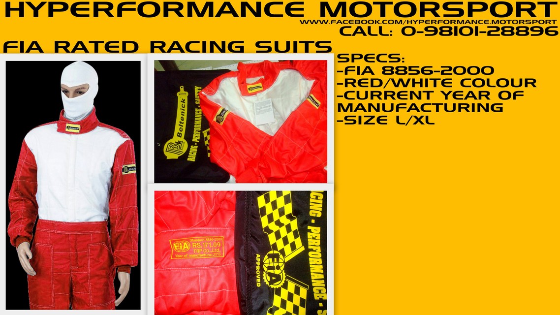 FIA - TRIPPLE LAYRED RACING SUITS-HYPERFORMANCE MOTORSPORTS