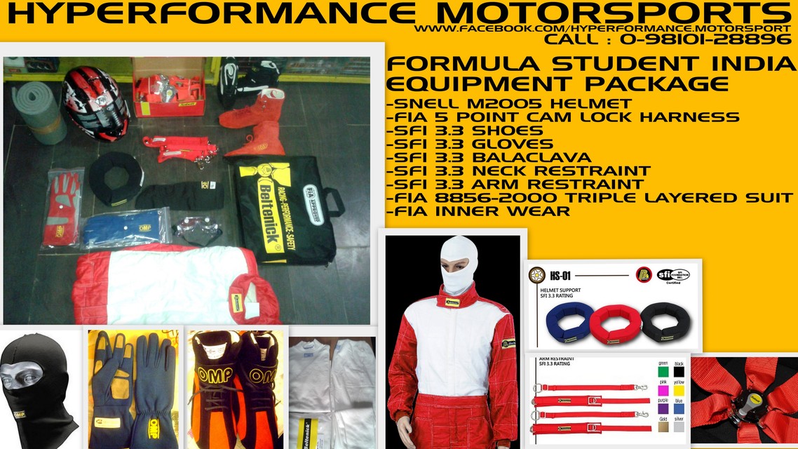 FSI / FSAE / SFJ (SFI / FIA EQUIPMENTS) PACKAGE-HYPERFORMANCE MOTORSPORTS