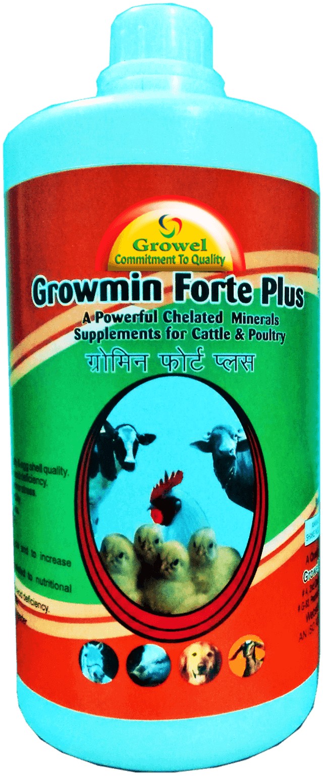 Powerful Chelated  Minerals Supplements for Cattle & Poultry-Growel Agrovet Private Limited
