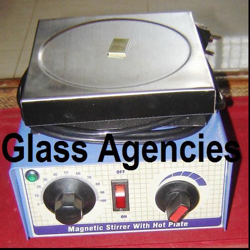 Hot Plate with magnetic stirrer-Glass Agencies