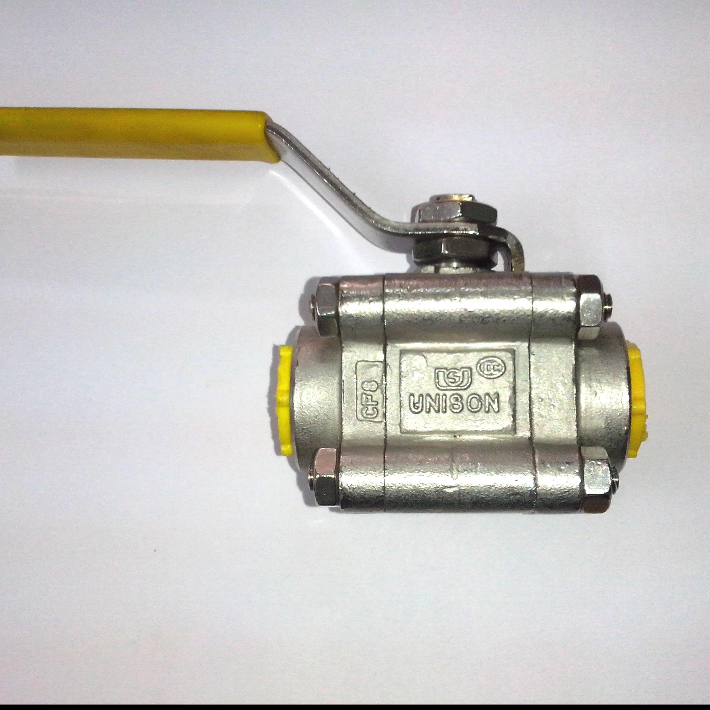 THREE PIECE DESIGN BALL VALVE-UNISON VALVES PVT LTD