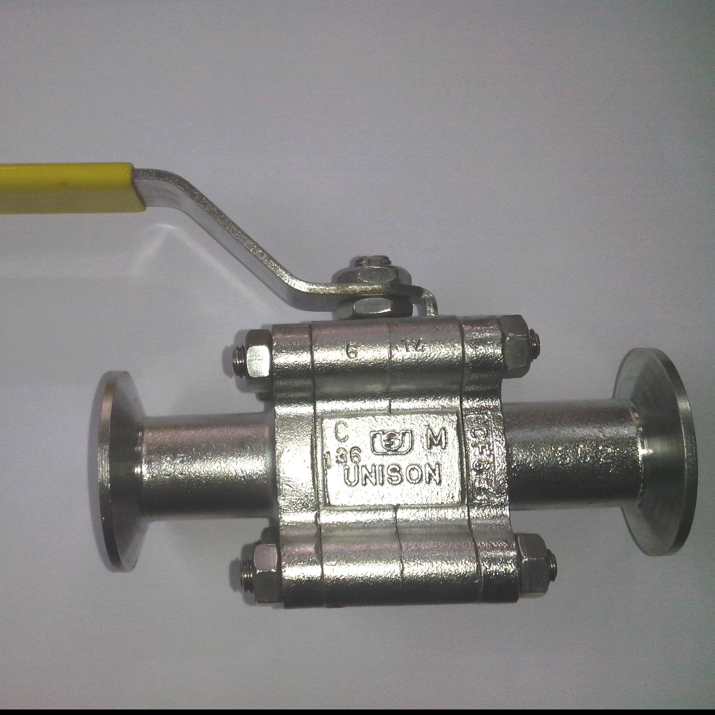 TRI CLOVER END BALL VALVE-UNISON VALVES PVT LTD
