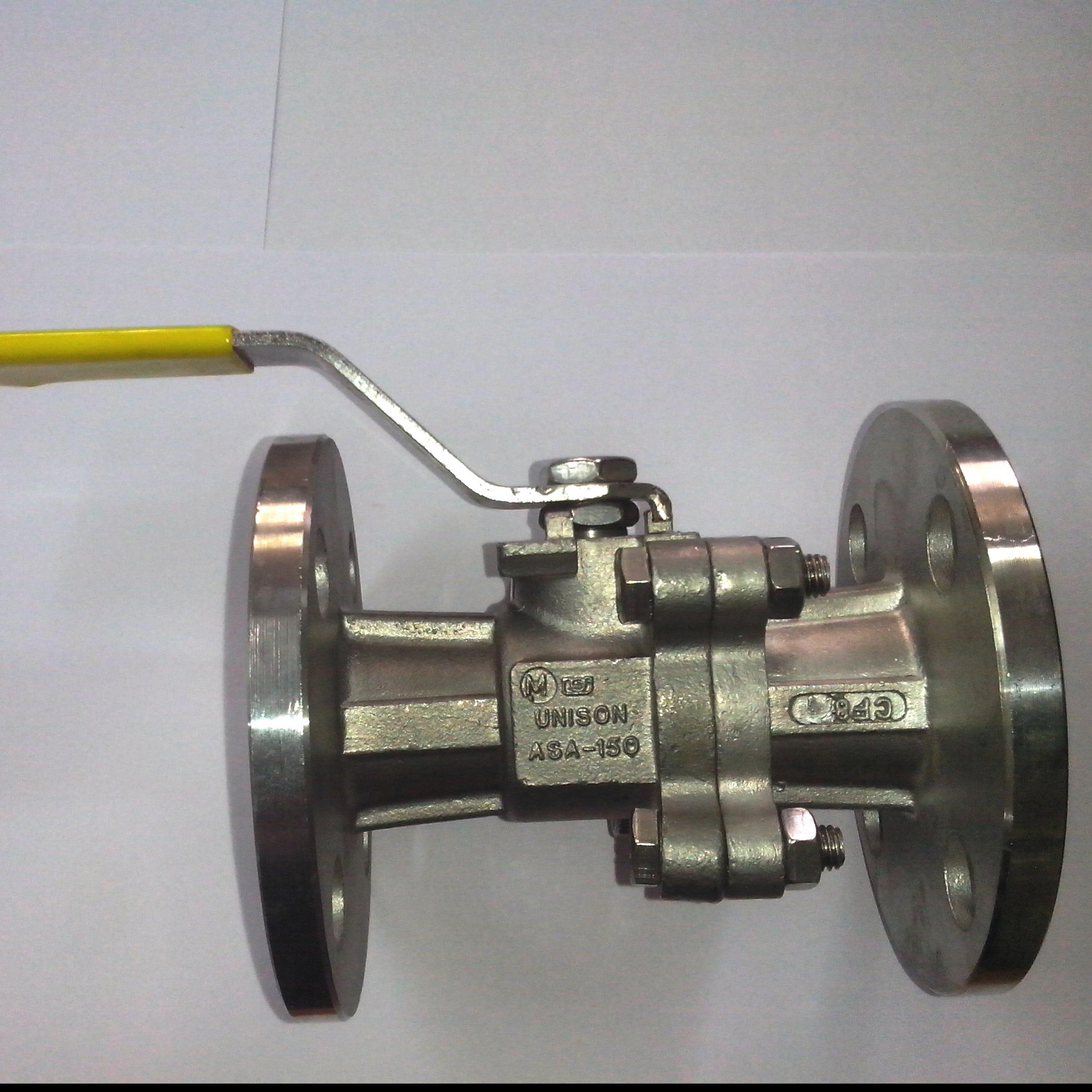 TWO PIECE FLANED END BALL VALVE-UNISON VALVES PVT LTD