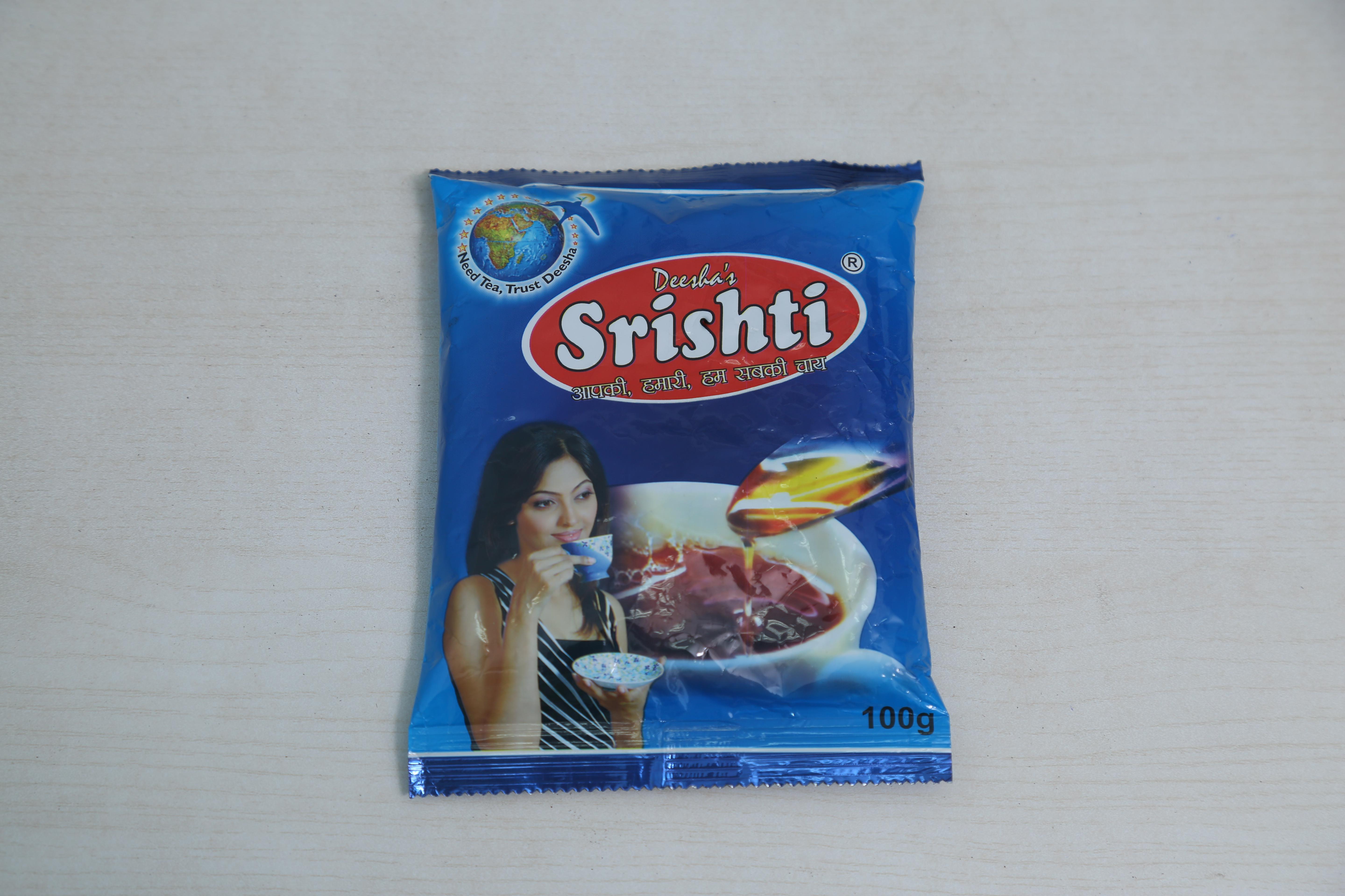 Shrishti Tea-100 g Pouch-Deesha Trade Endeavours Pvt. Ltd.