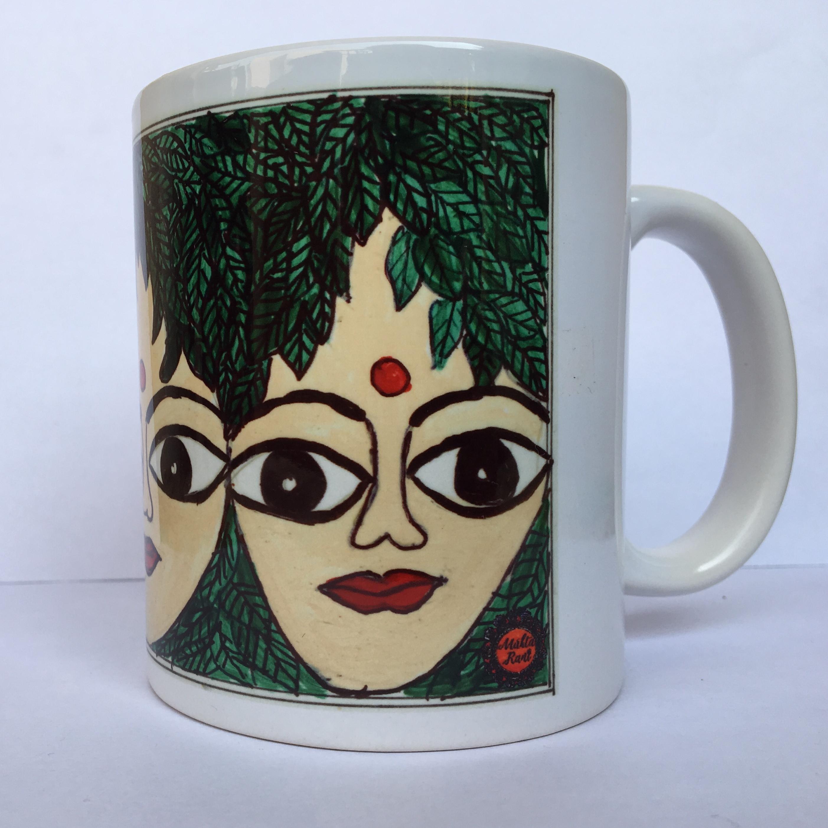 Coffee Mugs with Madhubani Paintings -Mukta Rani Creations