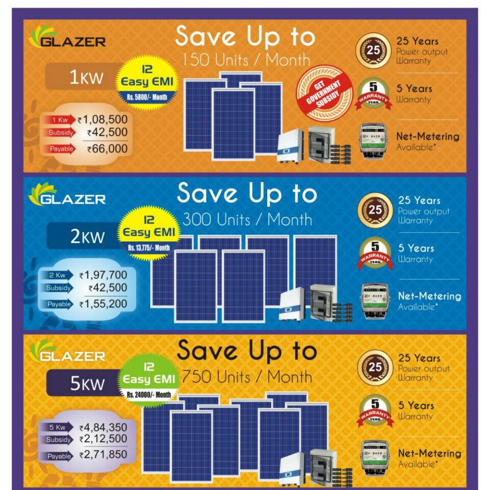 Solar power systems-Glazer solar energy (P) Ltd 