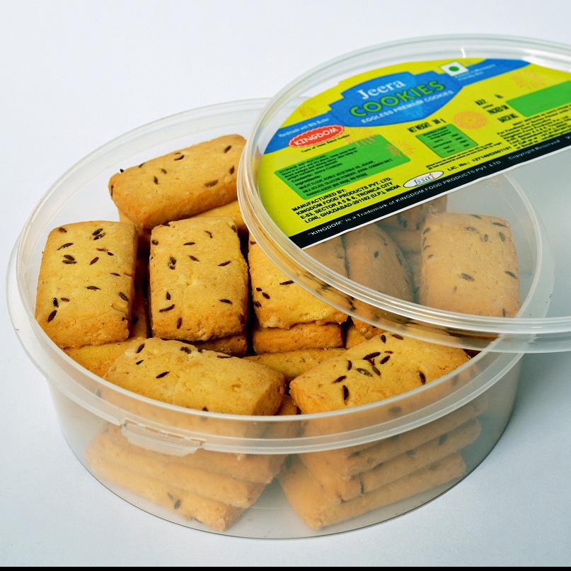 Jeera Cookies - 300g-KINGDOM FOOD PRODUCTS PVT. LTD.