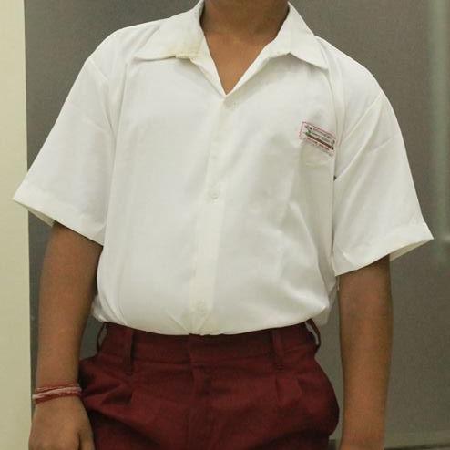 Boys Uniform - White Half Shirt & Maroon Half Pant-Sizeplus Apparel (P) Ltd.