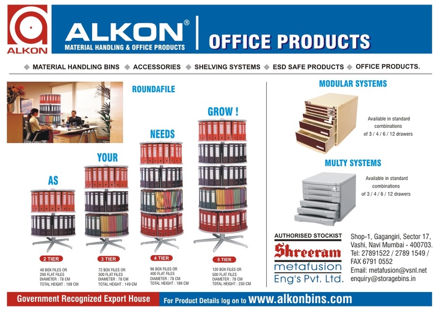 Alkon Rounda File System-Shreeram Metafusion Engineers Pvt. Ltd