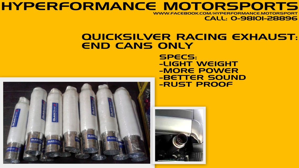 QUICKSILVER - RACING EXHAUST SYSTEMS-HYPERFORMANCE MOTORSPORTS