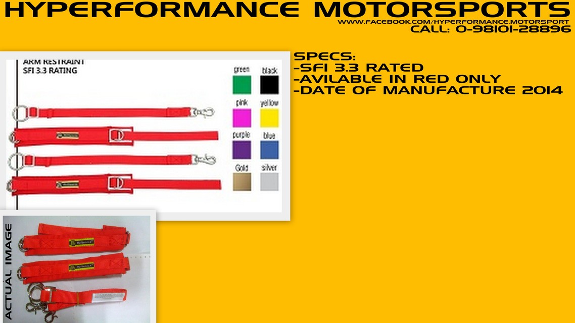 SFI 3.3 ARM RESTRAINT-HYPERFORMANCE MOTORSPORTS