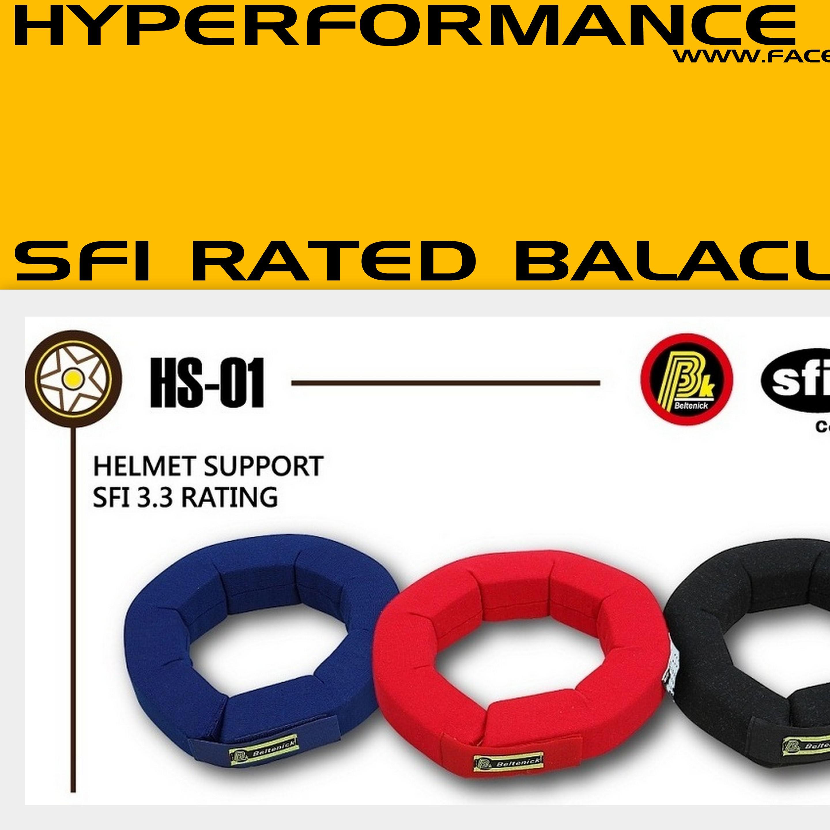 sfi 3.3 neck support  (nomex material, beltenick / omp / sparco / simpson)-HYPERFORMANCE MOTORSPORT