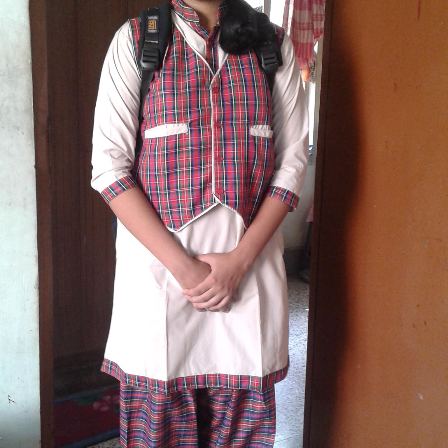 Senior Girls Uniform - Salwar Kameez with Jacket-Sizeplus Apparel (P) Ltd.