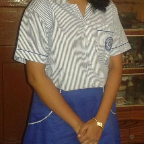Senior Girls Uniform - Blouse with Divider Skirt-Sizeplus Apparel (P) Ltd.