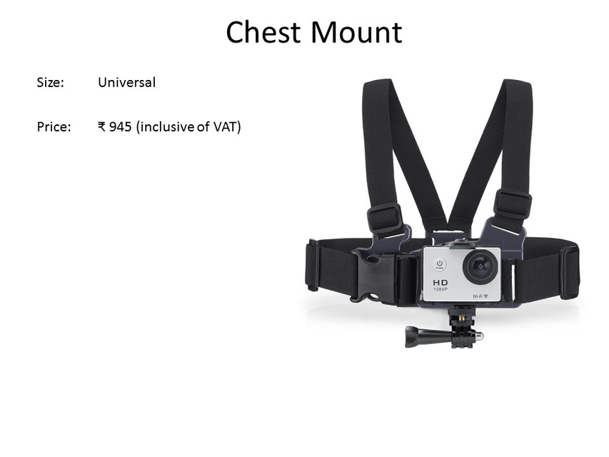 Action Camera Chest Mount-Team Driven Motosports LLP