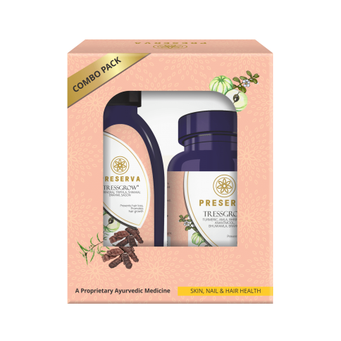 Combo Pack - Tressgrow Oil and Tablets-Trigya Health Products Private Limited