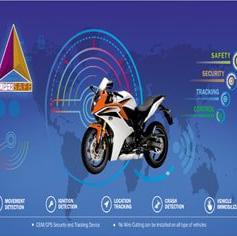 Two Wheeler - Bike Security System & GPS Tracking Device-SuperSafe