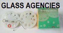  Vitrectomy Lens Set 7 Lens 2 Rings-Glass Agencies