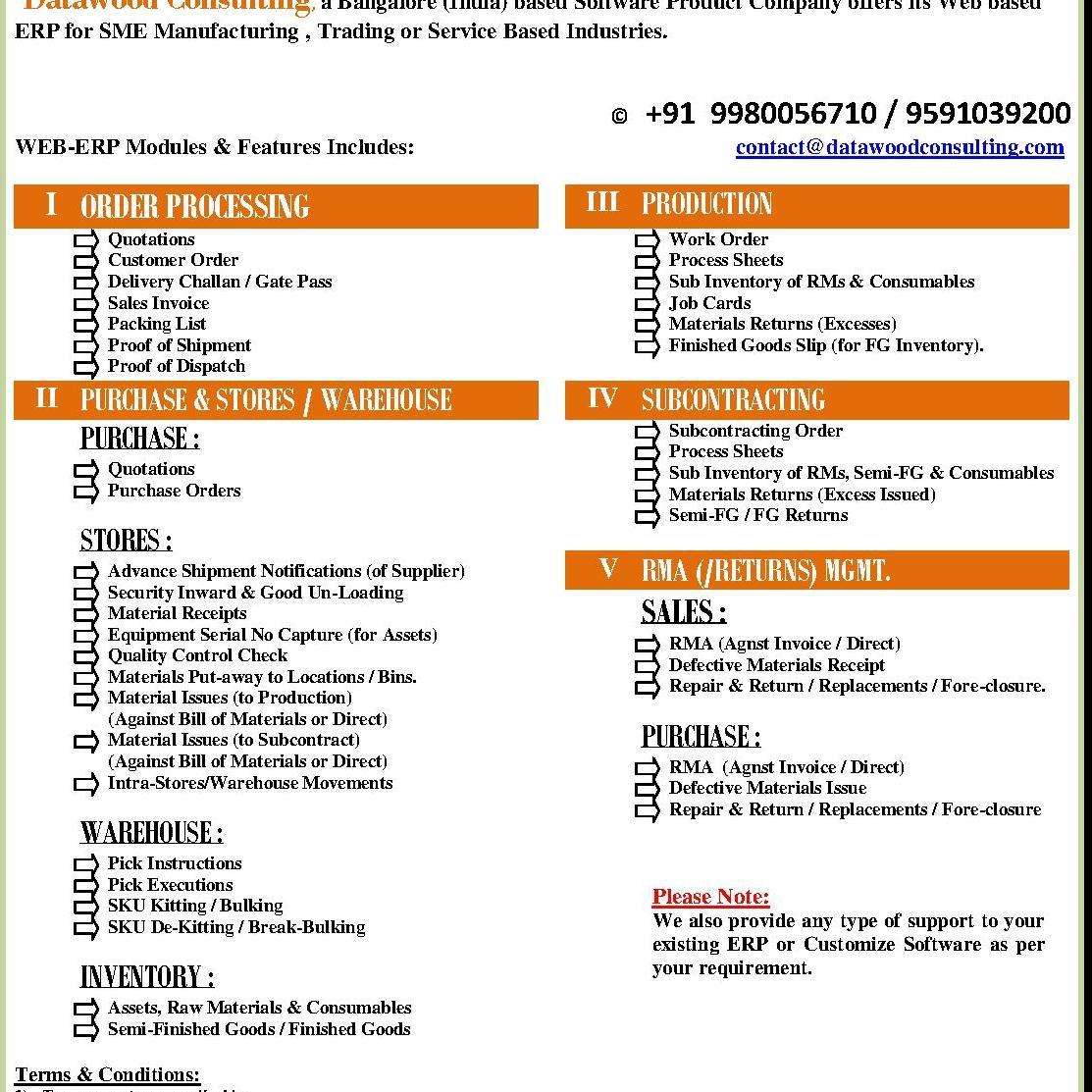 WEBeERP3.5-Datawood Consulting Private Limited