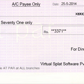 Cheque Printing Software-Virtual Splat Software Pvt. Ltd.