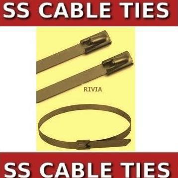 Pvc Coated SS Cable Tie-Rivia Cable Ties