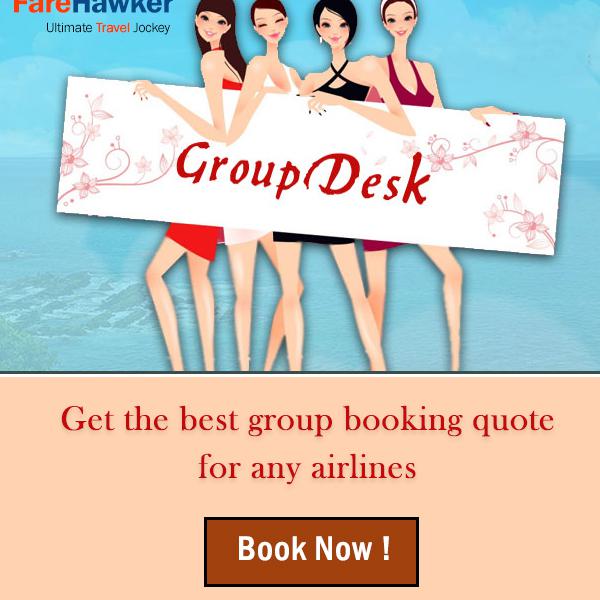 Airlines Group Booking -FareHawker Travel Jockey llp