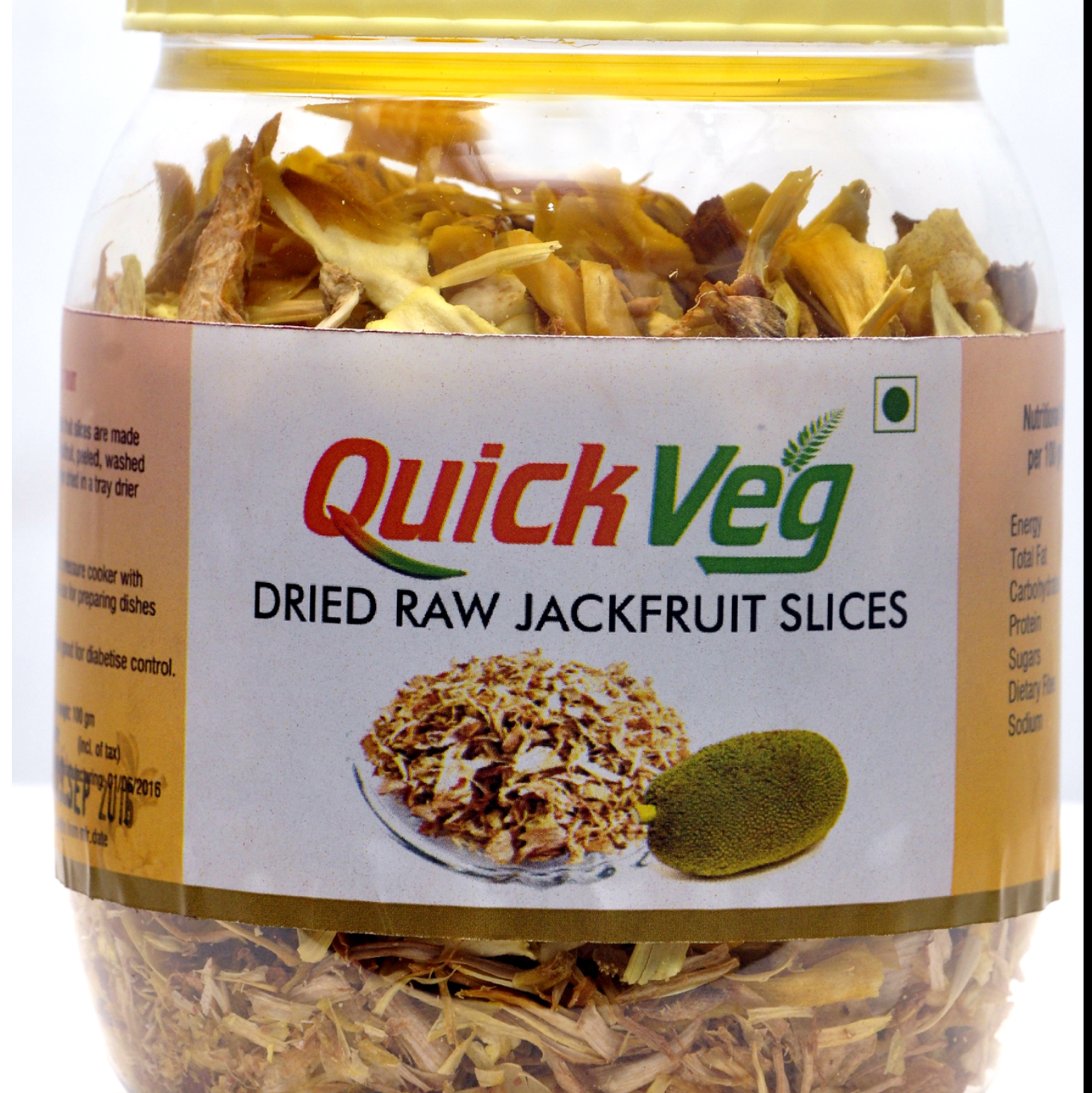 Dried raw jackfruit flakes-Nutri Diet Industries Pvt.Ltd