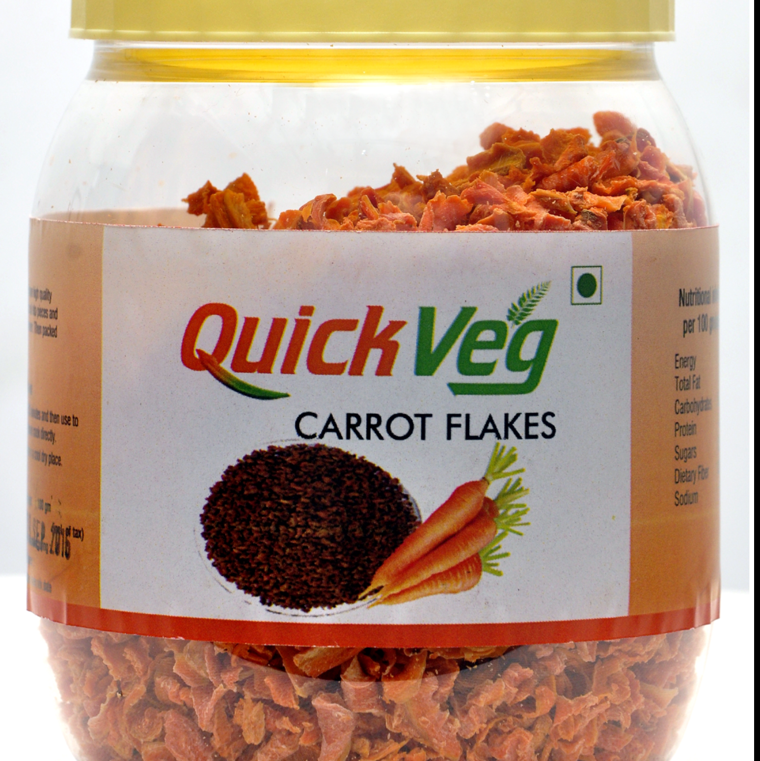 Dried carrot flakes-Nutri Diet Industries Pvt.Ltd
